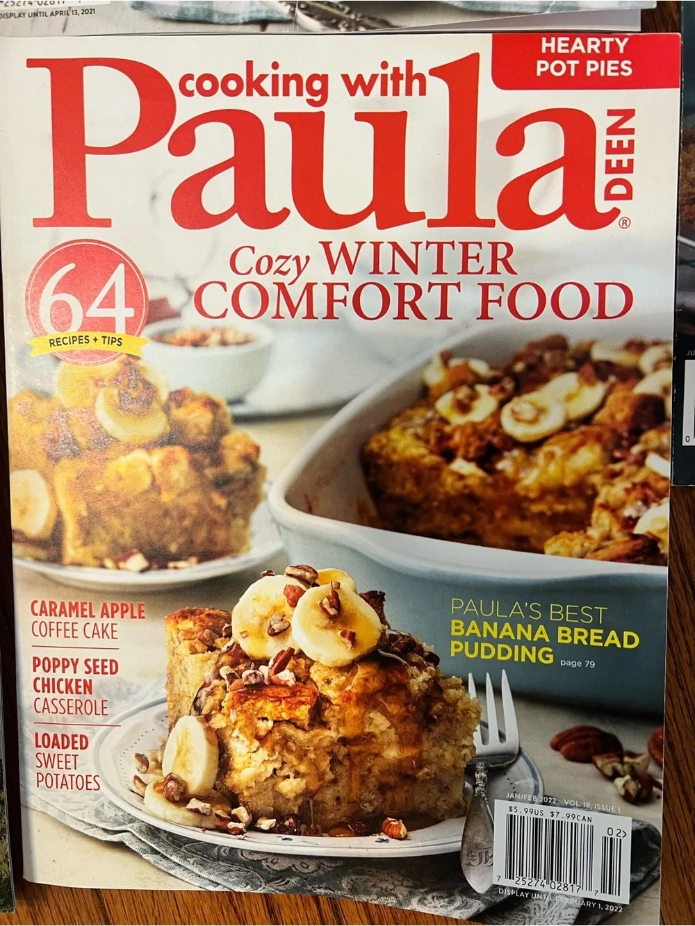 Paula Deen magazine collection lot of 6 recipes
